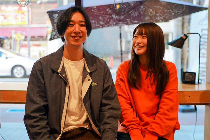 田中萌さん・純菜さんご夫婦