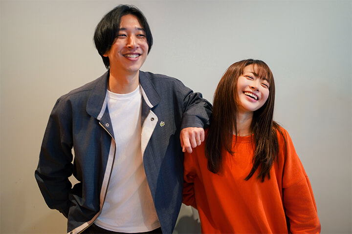 田中萌さん・純菜さんご夫婦